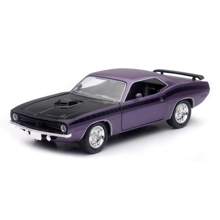 New-Ray Toys 1970 Plymouth Cuda Car, 12PK 51393